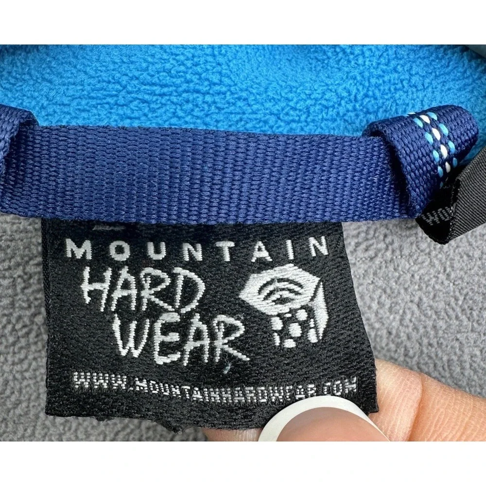 Mountain Hardwear WOMEN'S MOUNTAIN MONKEY TECH Fill Zip‎ Jacket Medium Blue